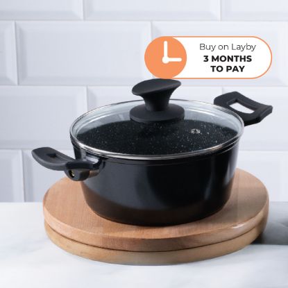 Picture of 20cm Forged Aluminium Casserole With Lid 2.4Lt