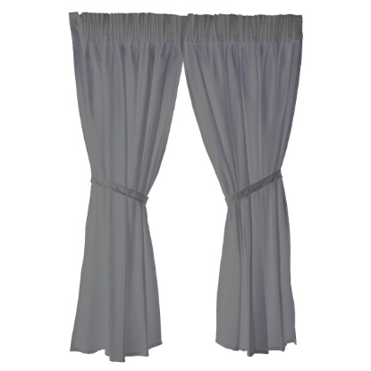 Picture of Café Curtains - Grey -  220cm x 120cm