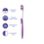 Picture of Easy Clean All In One Toothbrush - Purple