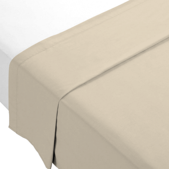 Picture of Flat Sheet Beige Queen - 230 x 250cm